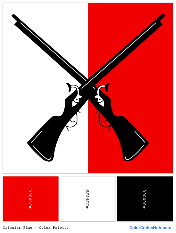 Crissier flag color palette