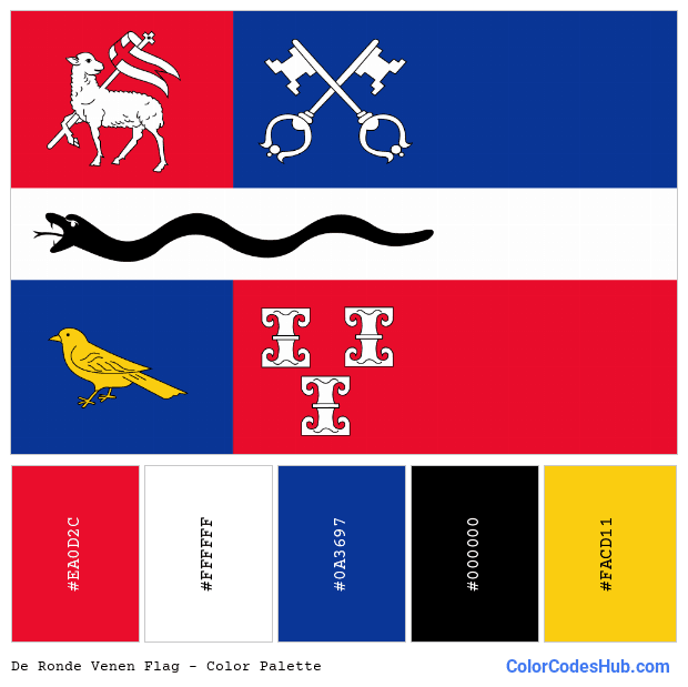 De Ronde Venen flag color palette