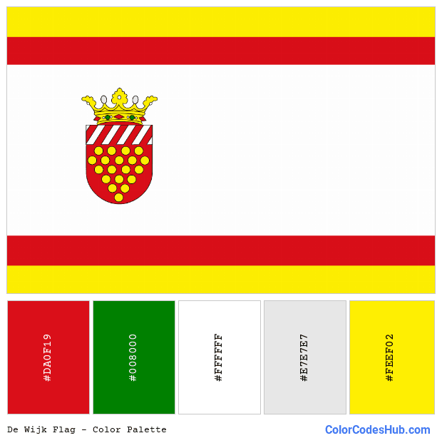 De Wijk flag color palette