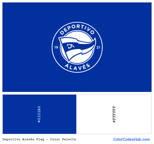 Deportivo Alavés flag color palette