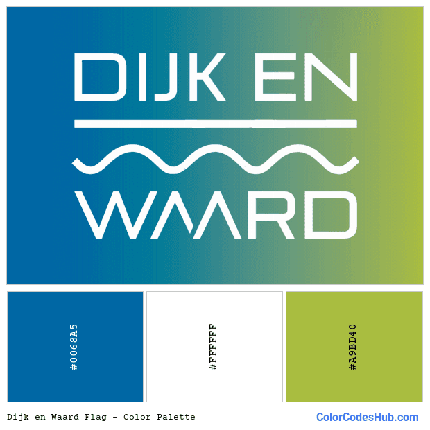 Dijk en Waard flag color palette