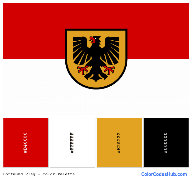 Dortmund flag color palette