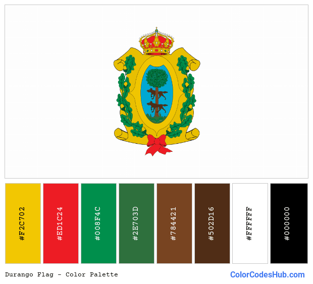 Durango flag color palette