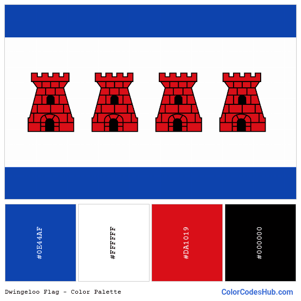 Dwingeloo flag color palette