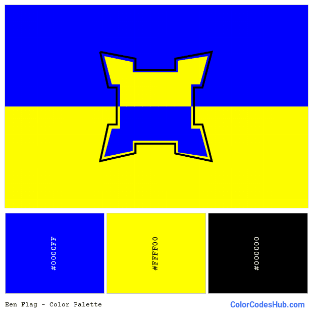 Een flag color palette
