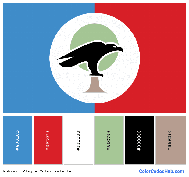 Ephraim flag color palette