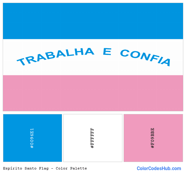 Espírito Santo flag color palette