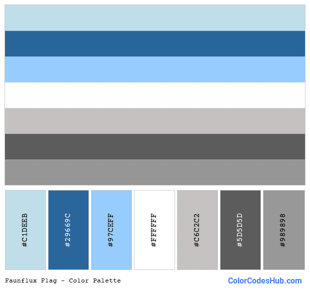 Faunflux flag color palette