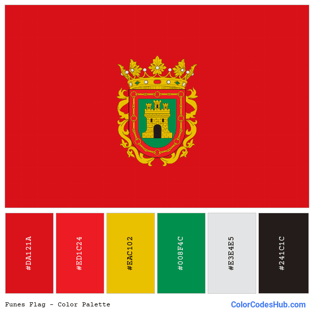 Funes flag color palette