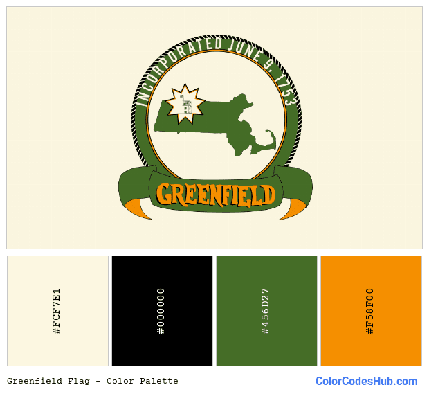 Greenfield flag color palette