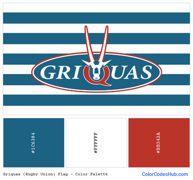 Griquas (Rugby Union) flag color palette