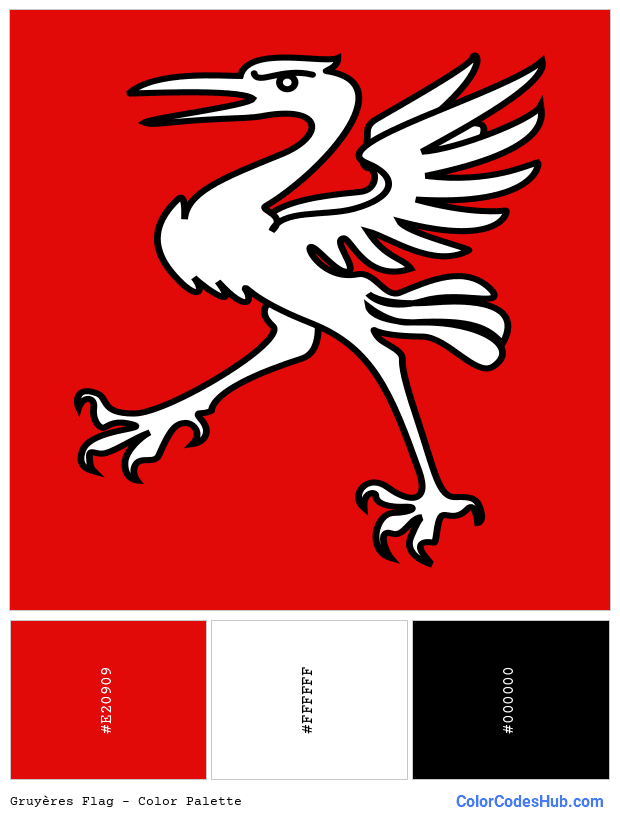 Gruyères flag color palette