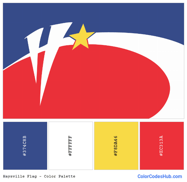Haysville flag color palette