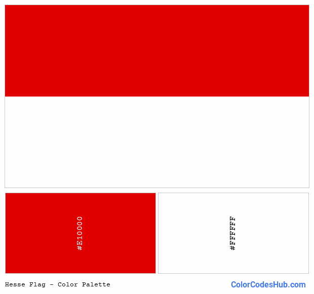 Hesse flag color palette