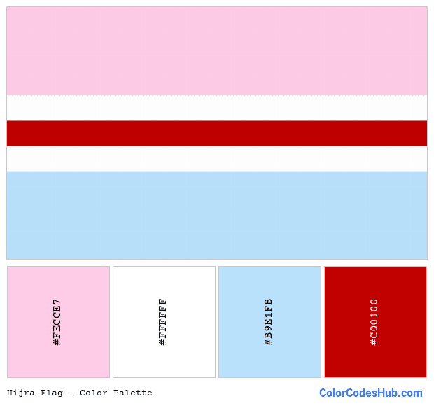 Hijra flag color palette