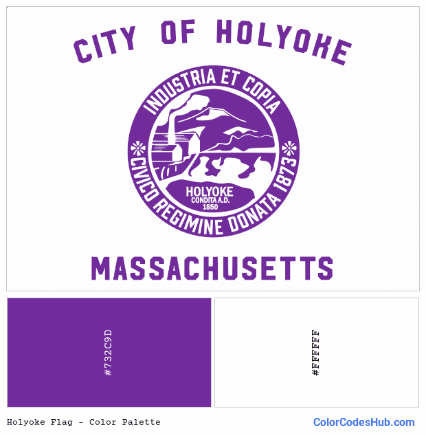 Holyoke flag color palette