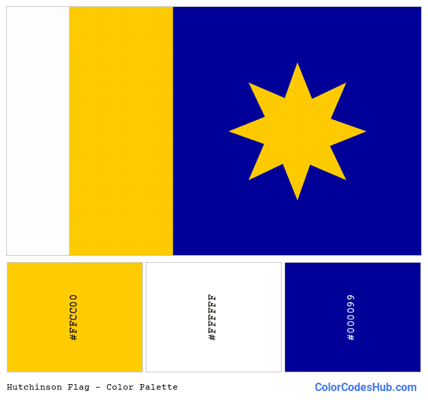 Hutchinson flag color palette