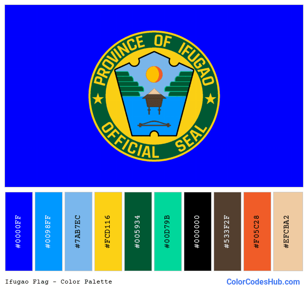 Ifugao flag color palette