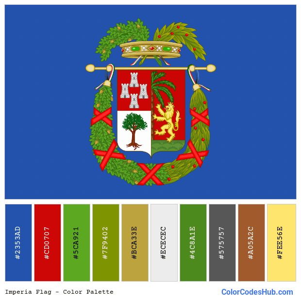 Imperia flag color palette