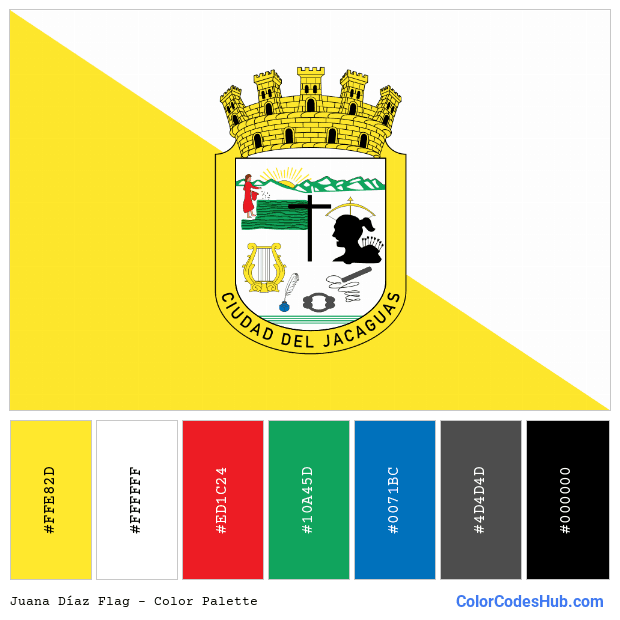Juana Díaz flag color palette