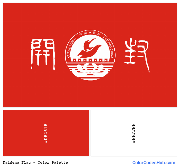 Kaifeng flag color palette