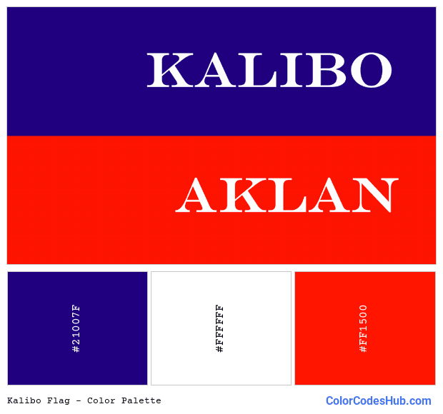 Kalibo flag color palette