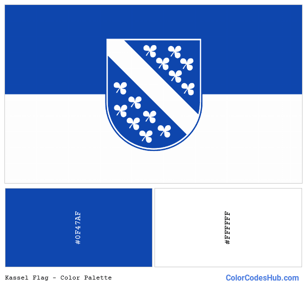 Kassel flag color palette