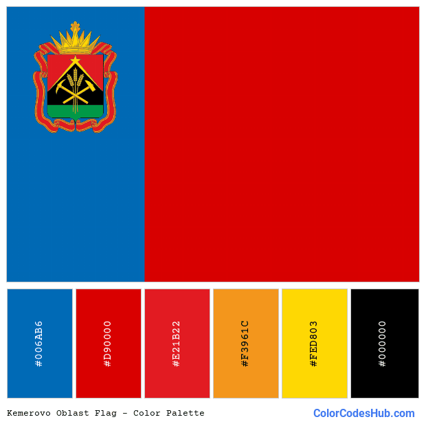 Kemerovo Oblast flag color palette