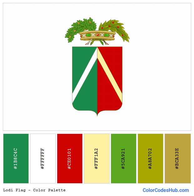 Lodi flag color palette
