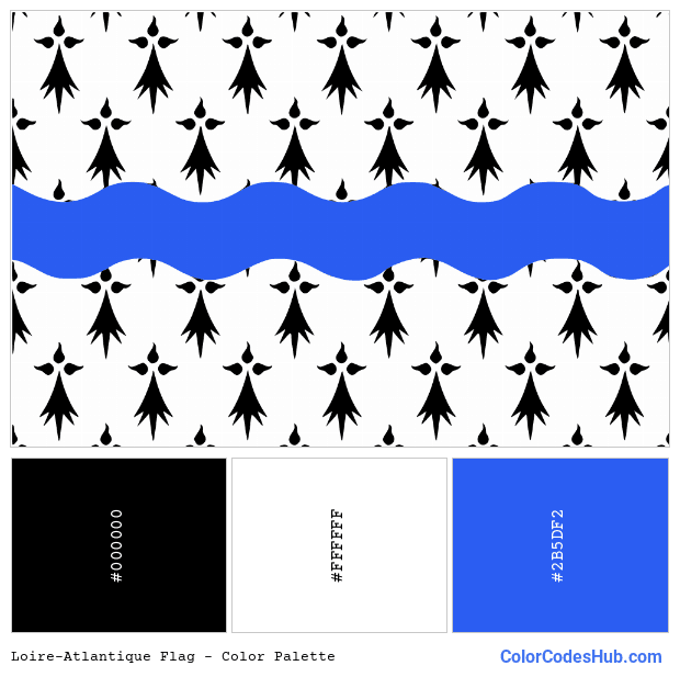 Loire-Atlantique flag color palette