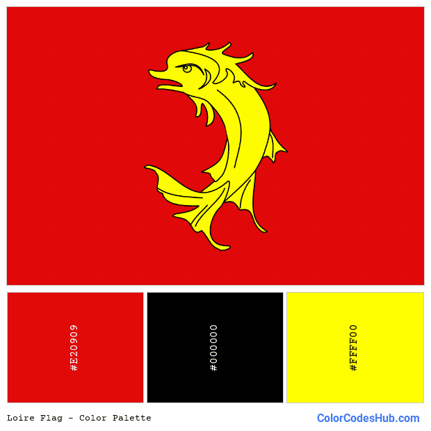 Loire flag color palette