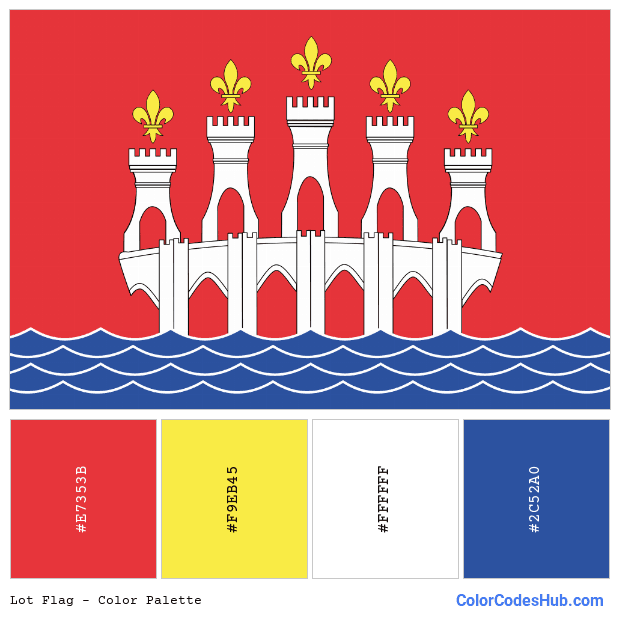 Lot flag color palette