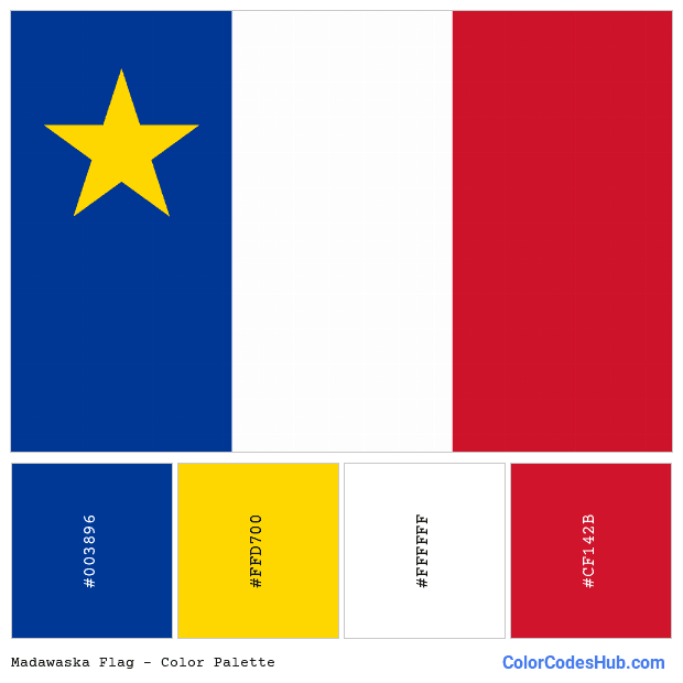 Madawaska flag color palette