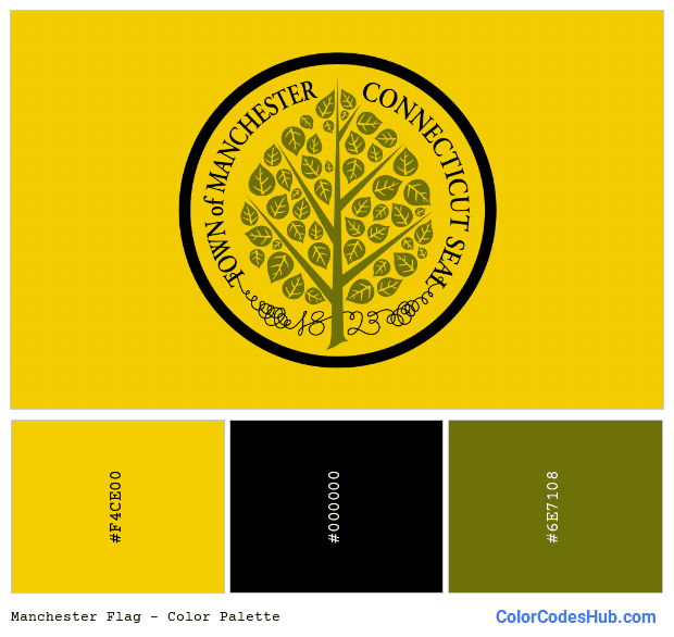 Manchester flag color palette