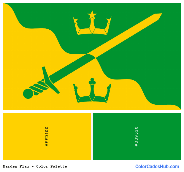 Marden flag color palette