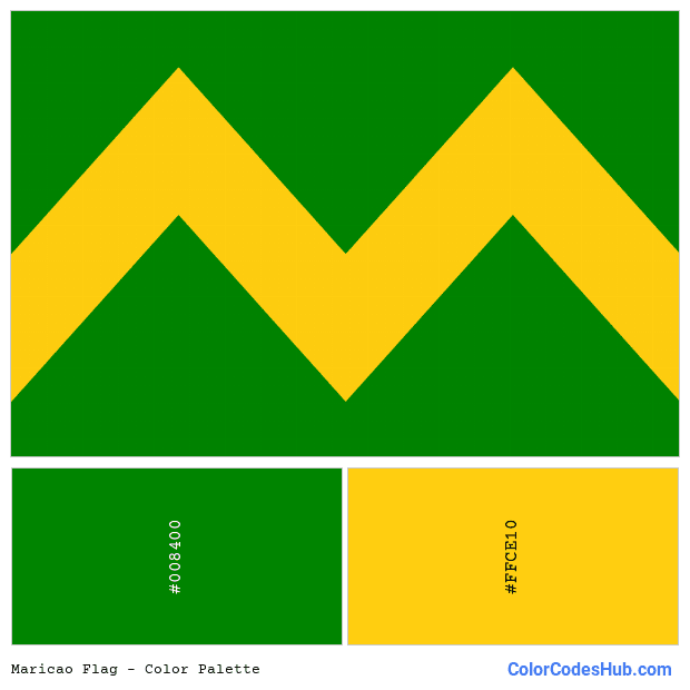 Maricao flag color palette