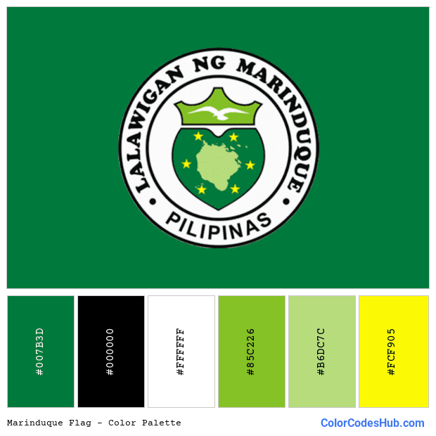 Marinduque flag color palette