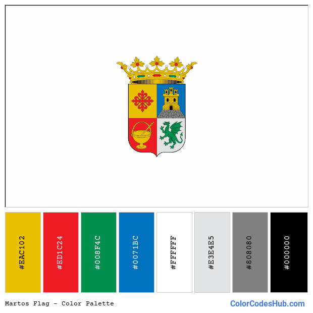 Martos flag color palette