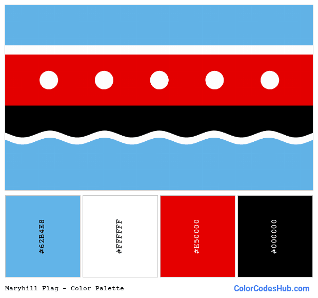 Maryhill flag color palette