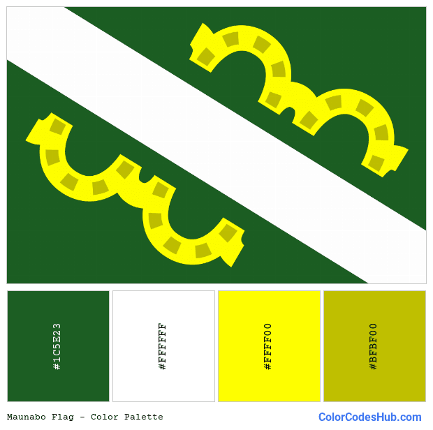 Maunabo flag color palette