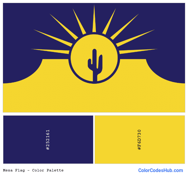 Mesa flag color palette