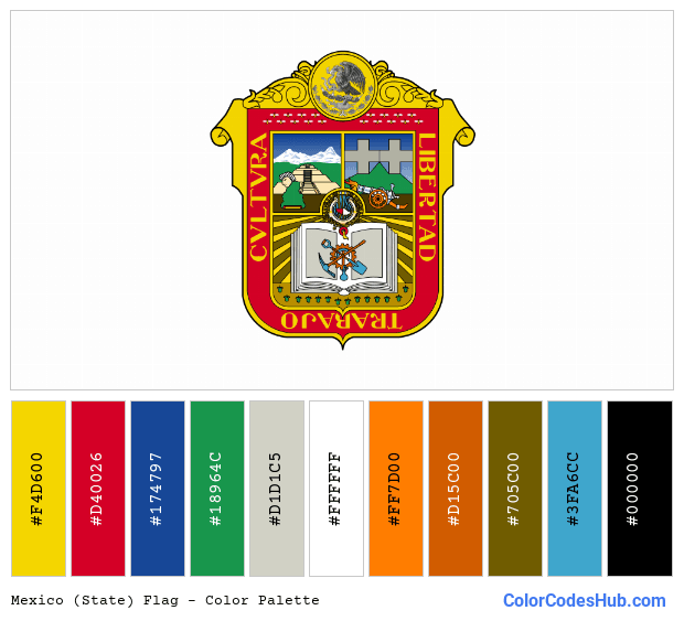 Mexico (State) flag color palette