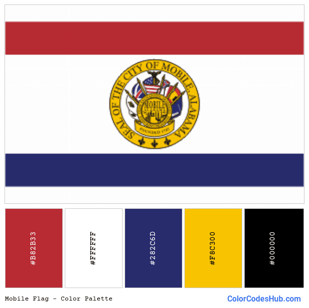 Mobile flag color palette