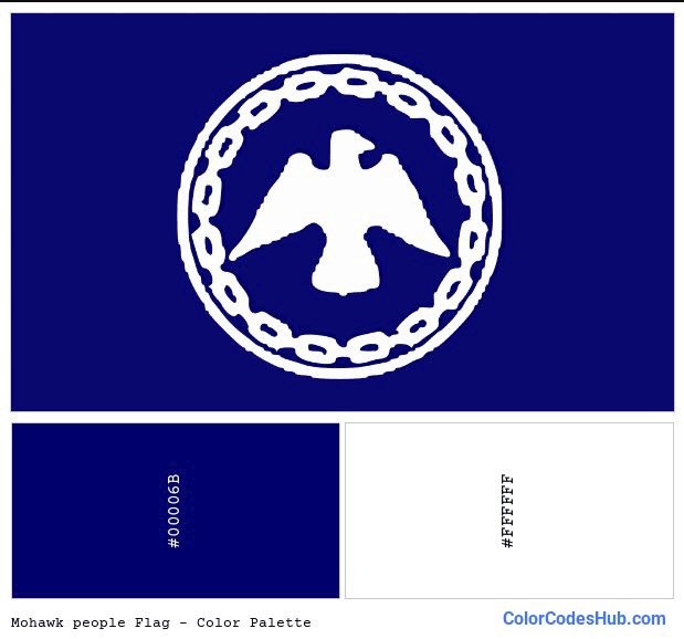 Mohawk people flag color palette