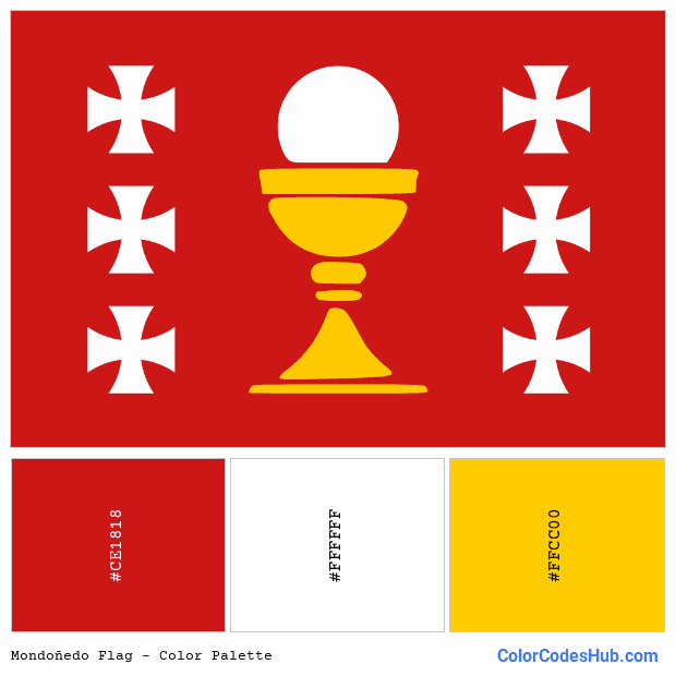 Mondoñedo flag color palette