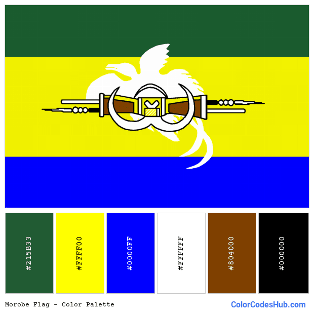 Morobe flag color palette