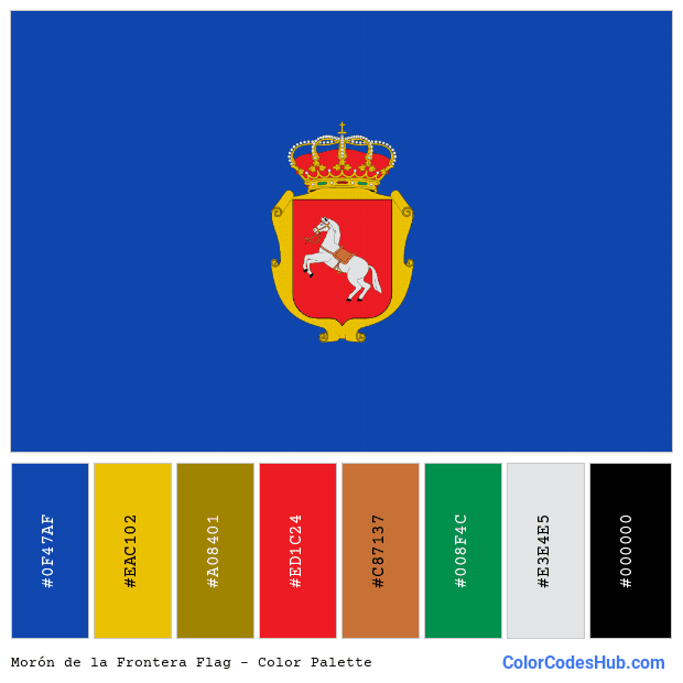 Morón de la Frontera flag color palette