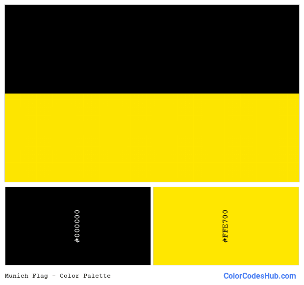 Munich flag color palette