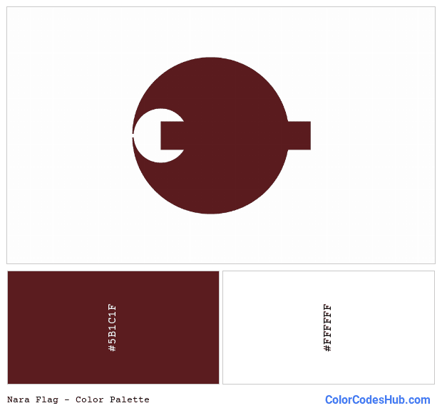 Nara flag color palette