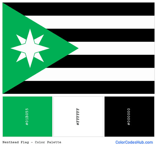 Nenthead flag color palette